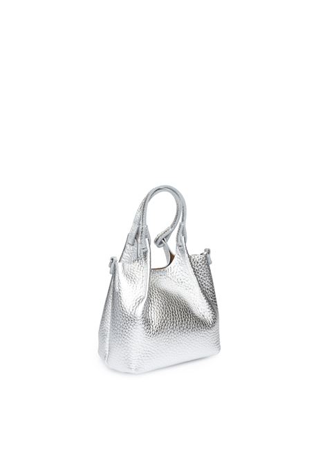 Silver dua handle bag GIANNI CHIARINI | 9718DUA-13860